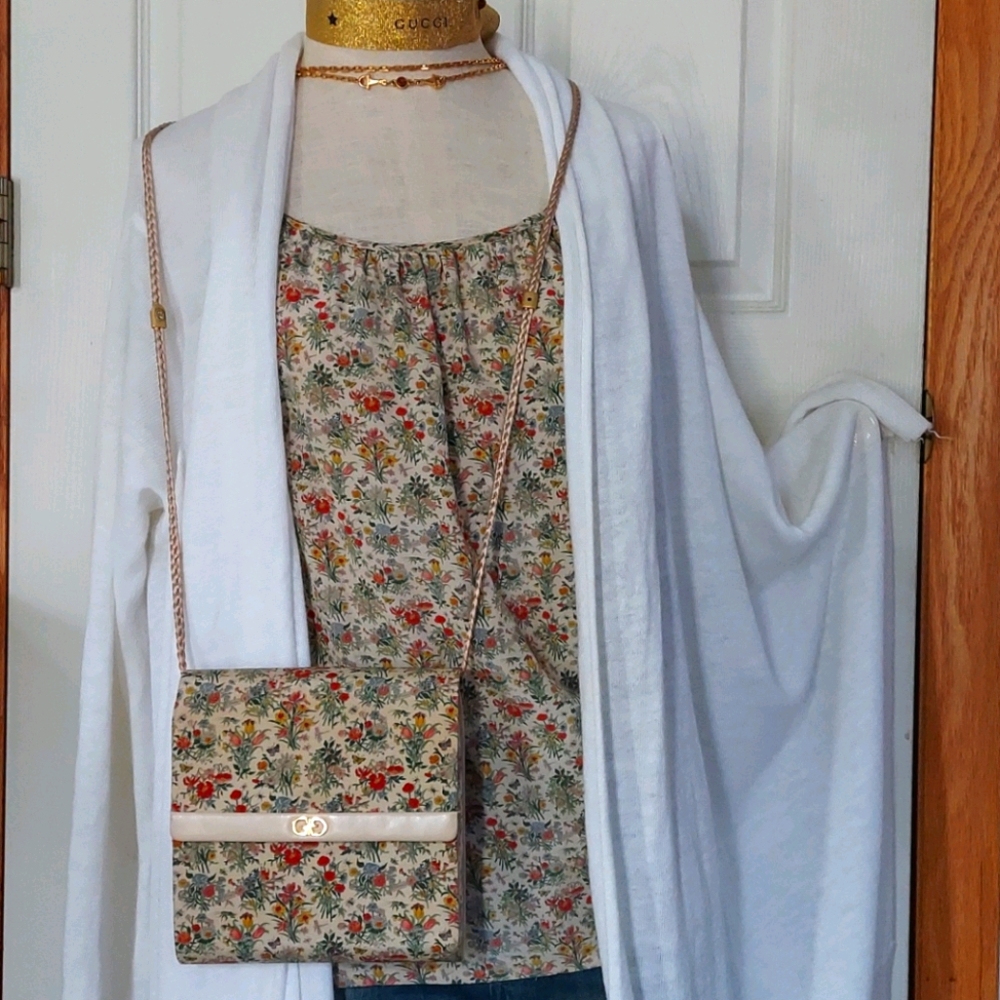 Super rare Gucci floretta halter top